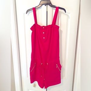 Cache hot pink romper, size medium